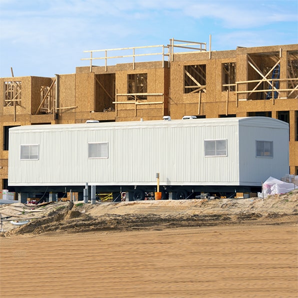our construction trailers are designed to be weather-resistant to withstand various environmental conditions